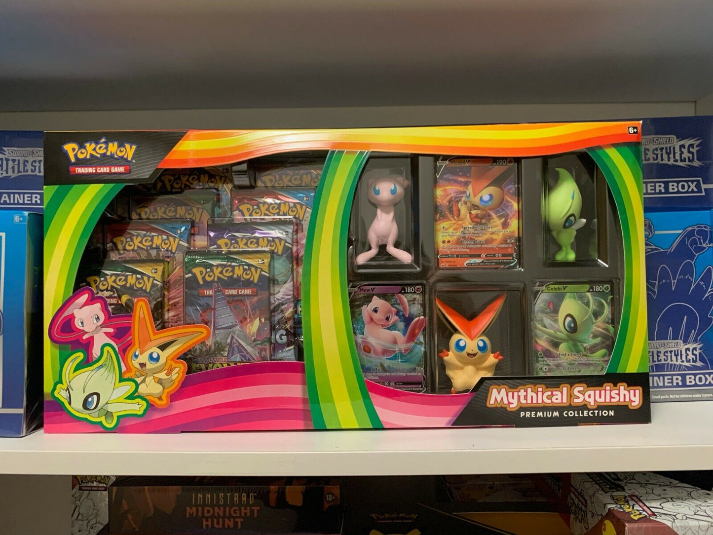 Pokemon Trading Card Game Mythical Squishy Premium Collection NEW