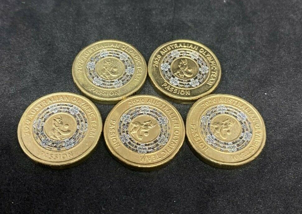 2020 Australian $2 Coin - Australian Olympic Team - Passion