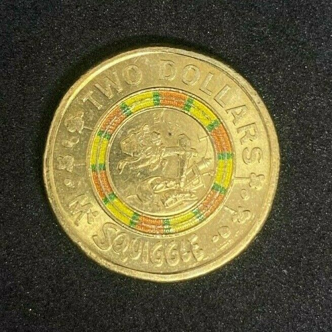 2019 Australia - Mr Squiggle & Friends “Bill” $2 Two Dollar Coin