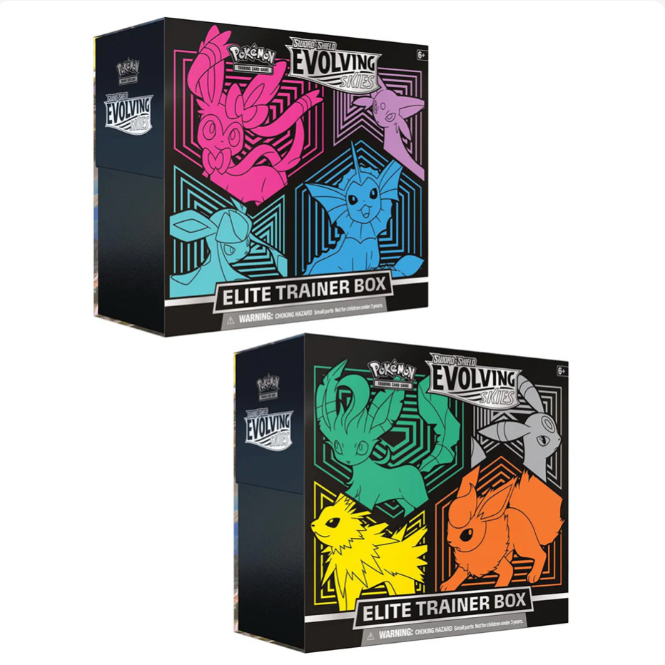 Evolving Skies Elite Trainer Box  - 1x Variant Chosen at Random