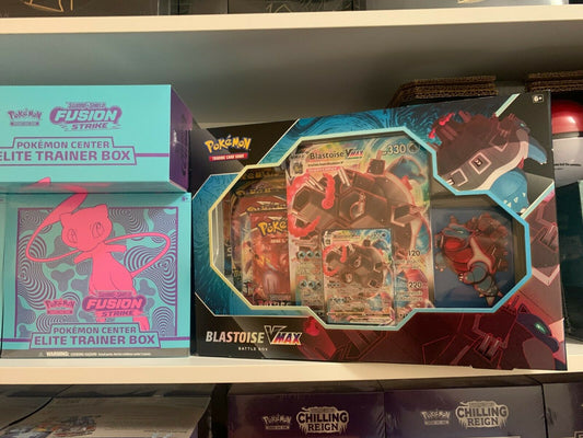 Pokemon TCG Blastoise VMAX Battle Box