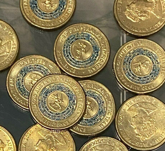2020 Australian Olympic Team $2 Dollar Coin Resilence