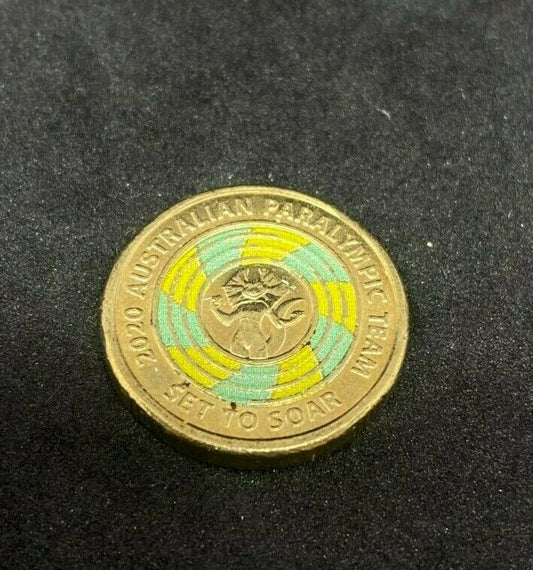 2020 Australian Paralympic Team $2 Dollar Coin - Set To Soar Coin