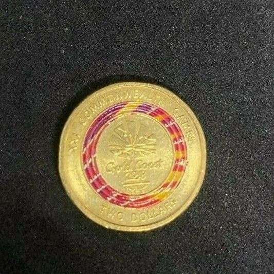 2018 Gold Coast XXI Commonwealth Games $2 Coin 'Games' Purple Ring