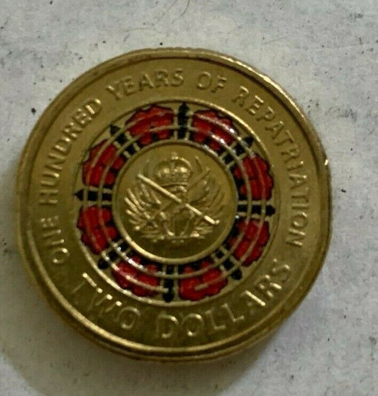 2019 100 Years of Repatriation $2 coin