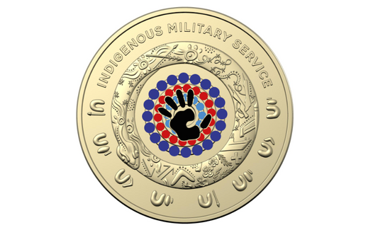 2021 $2 two Dollar Indigenous Military Service