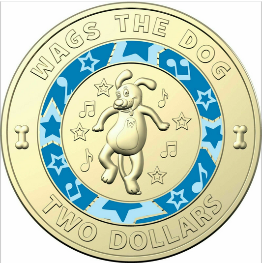 2021 30th Anniversary of the Wiggles Collector $2 Coin - Wags The Dog