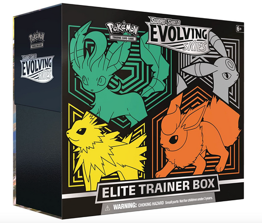 POKEMON TCG Sword and Shield - Evolving Skies Elite Trainer Box (ETB)